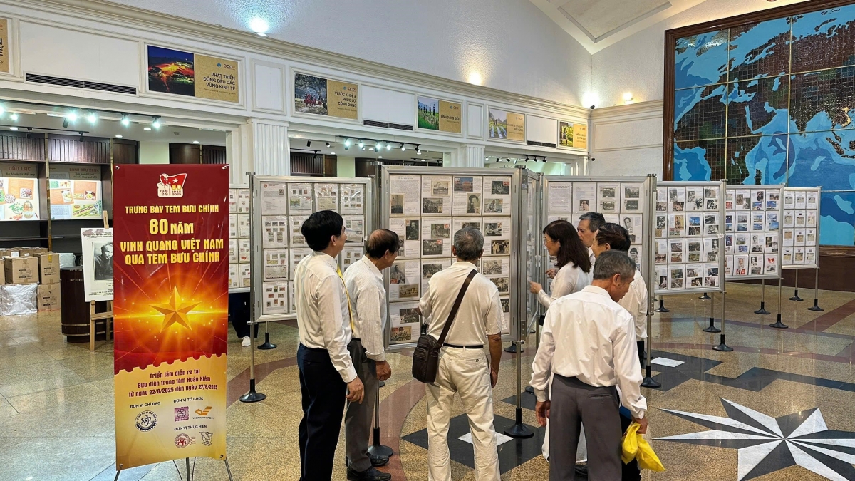 นิทรรศการแสตมป์ ณ กรุงฮานอย เมื่อปี 2025 (vietnampost)