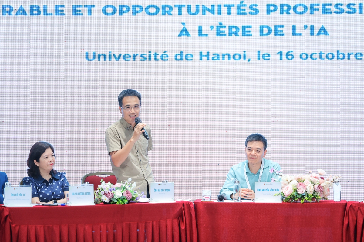 Hà Duc Manh, directeur général d'Amica JSC. Photo: Université de Hanoi
