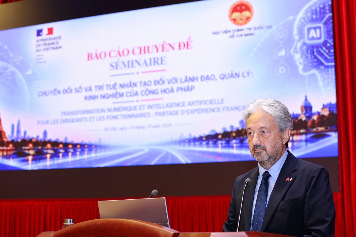 Éric Soulier, conseiller de coopération et d’action culturelle de l’ambassade de France. Photo: Ambassade de France au Vietnam