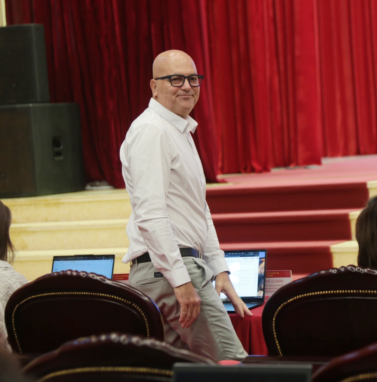 Hervé Le Bars, chef de l’équipe d’experts du projet de coopération franco-vietnamien sur l’e-gouvernement. Photo: Ambassade de France au Vietnam​​​​​​