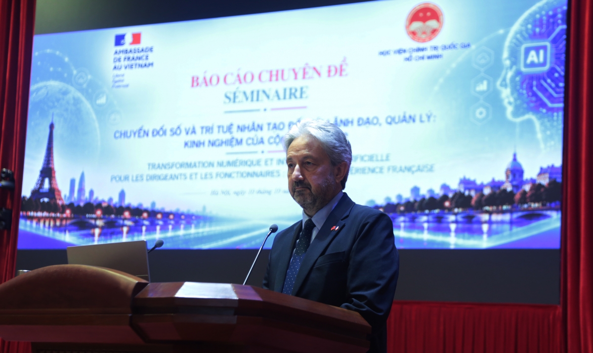 Éric Soulier, conseiller de coopération et d’action culturelle, à l’Ambassade de France au Vietnam. Photo: Ambassade de France au Vietnam