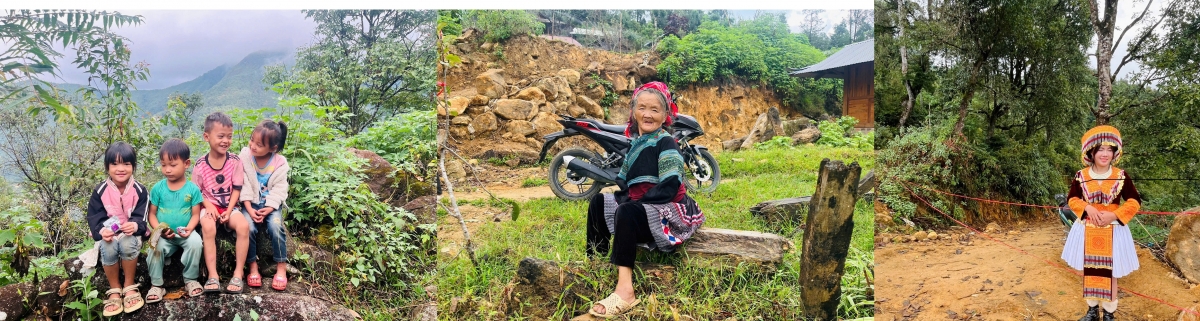 Một thoáng sắc màu dân tộc trên cung đường đá cổ Pavi.