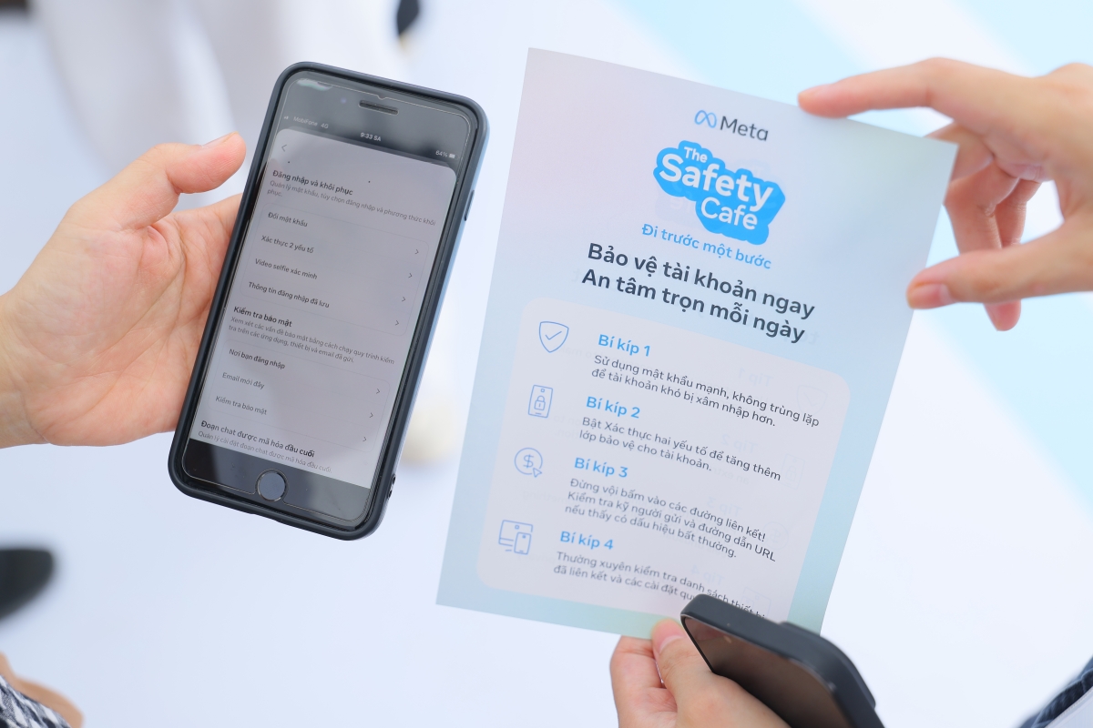 "One Step Ahead" focuses on security features already available across Meta's apps. (Photo: Meta)