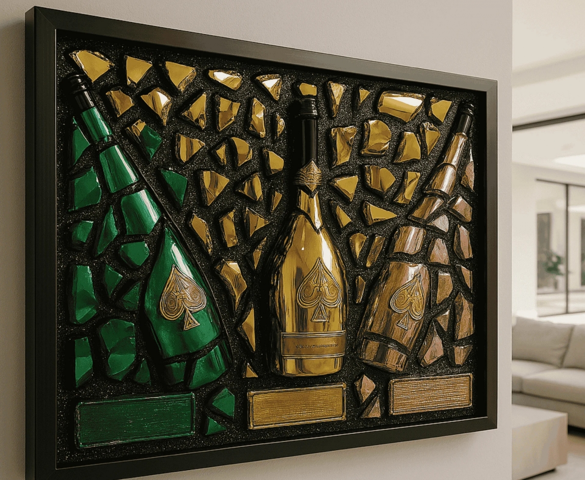 Las obras de arte hechas con piezas de vidrio son escogidas cada vez por más personas para decorar sus hogares. Foto: Lo Lamp