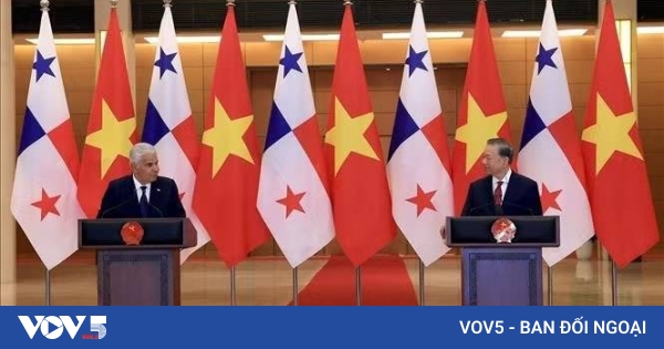 苏林与巴拿马共和国总统共同会见记者