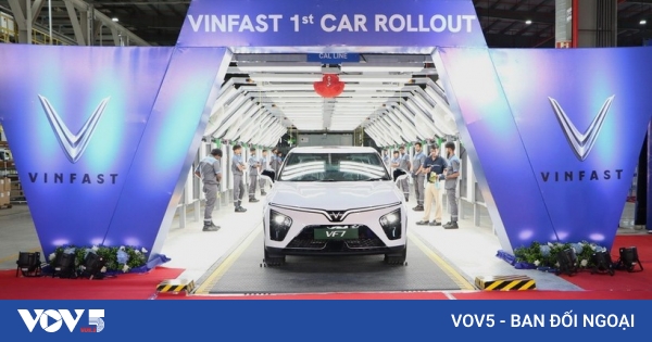 VinFast inaugurates first overseas EV assembly plant in India | VOV5.VN