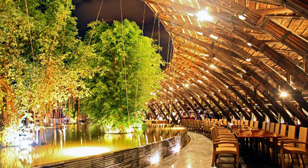 nhà tre, Đại Lải, Flamingo, Bar Gió và Nước, 1 triệu USD, kiến trúc