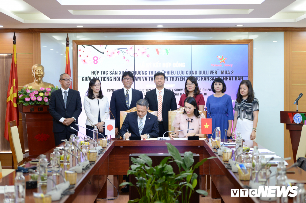 ວິທະຍຸກະຈາຍສຽງຫວຽດນາມ ແລະ ກຸ່ມບໍລິສັດສື່ສານ Kansai TV ຍີ່ປຸ່ນ	 ຮ່ວມມືກັນຜະລິດລາຍການ “ພະເນຈອນພ້ອມກັບ Gulliver” ພາກທີ 2