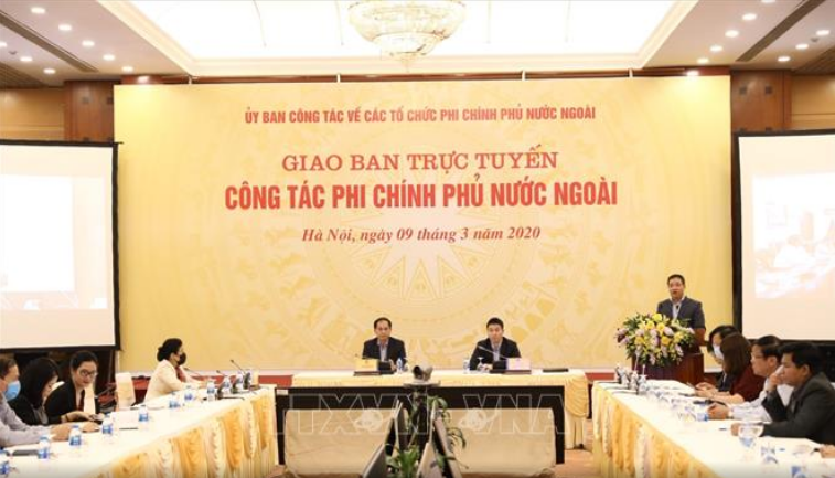 ກອງ​ປະ​ຊຸມ​ແລກ​ປ່ຽນ​ຜ່ານ​ເຄືອ​ຂ່າຍ​ອີນ​ເ​ຕີ​ແນດ ກ່​ຽວ​ກັ​ບວ​ຽກ​ງານ​ບໍ່​ຂຶ້ນ​ກັບ​ລັດ​ຖະ​ບານ ຢູ່​ຕ່າງ​ປະ​ເທດ 2019