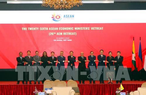 ຖະ​ແຫຼງ​ການ​ຮ່ວມຢູ່ກອງ​ປະ​ຊຸມວົງ​ແຄບ​ລັດ​ຖະ​ມົນ​ຕີ​ເສດ​ຖະ​ກິດ ອາ​ຊຽນ (AEM) ຄັ້ງ​ທີ 26