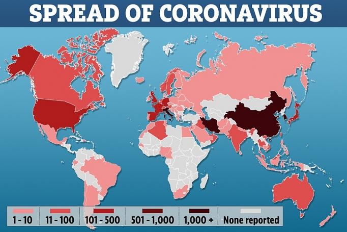 ສະ​ພາບ​ການ​ໂລກ​ລະ​ບາດ Covid – 19 ໃນ​ທົ່ວ​ໂລກ