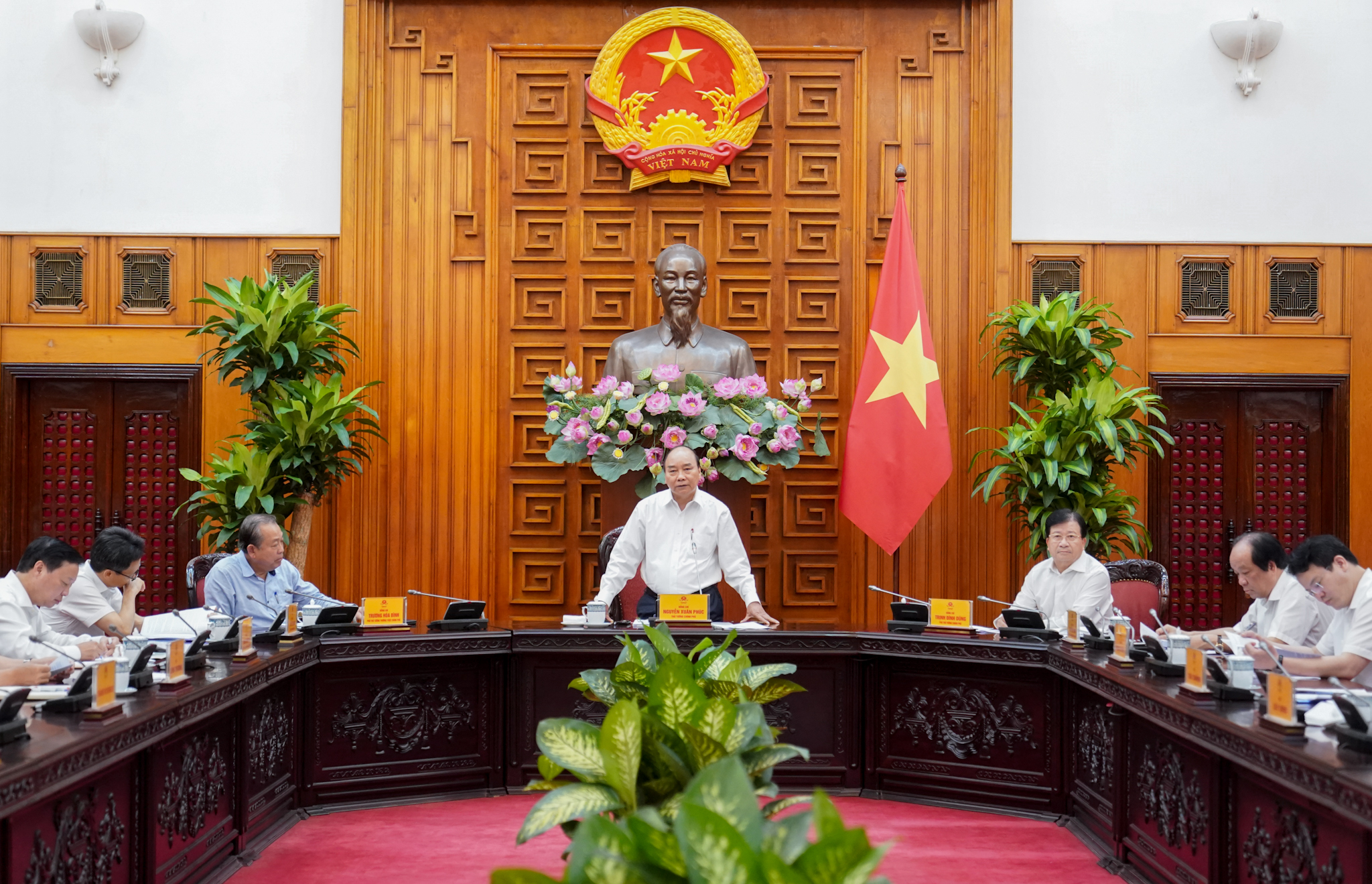 ຄະນະປະຈໍາລັດຖະບານໂຮມປະຊຸມກ່ຽວກັບກົນໄກບັນດາໂຄງການໄຟຟ້າອາຍແກັດ
