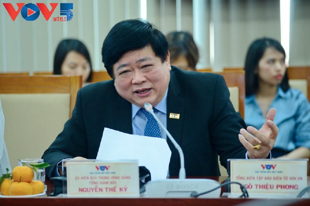 VOV ຊຸກຍູ້ບົດບາດຂອງສື່ມວນຊົນ ຮ່ວມເດີນທາງພ້ອມກັບ ສ.ປ.ຊ