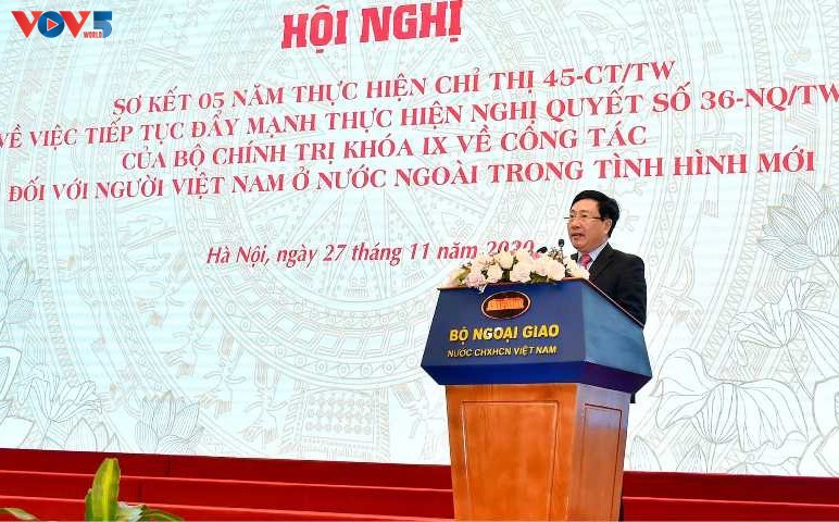 ຄຳ​ສັ່ງ​ເລກ​ທີ 45 ນຳ​ມາ​ເຊິ່ງ​ບັນ​ດາ​ການ​ປ່ຽນ​ແປງ​ທີ່​ຕັ້ງ​ໜ້າ​ໃນ​ປະ​ຊາ​ຄົມ​ຊາວ​ຫວຽດ​ນາມ ອາ​ໄສ​ຢູ່​ຕ່າງ​ປະ​ເທດ