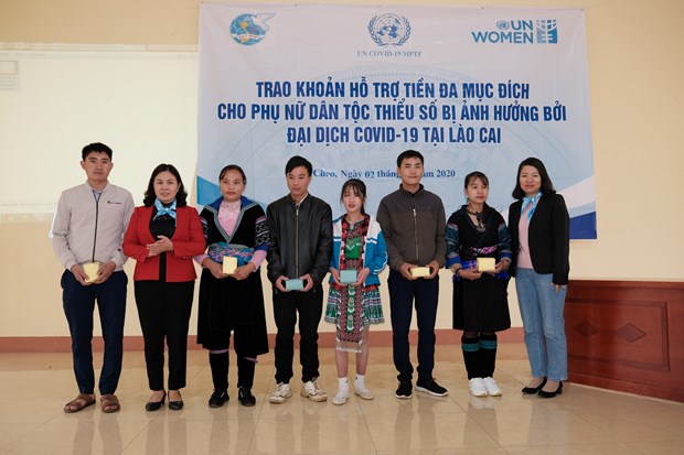 UN Women ໜູນ​ຊ່ວຍ​ຈຳ​ນວນ​ເງິນເກືອບ 1,4 ຕື້​ດົ່ງ ໃຫ້​ແກ່​ຄອບ​ຄົວ​ທຸກ​ຍາກ​ 600 ຄອບ​ຄົວຢູ່​ແຂວງ ລາວ​ກາຍ