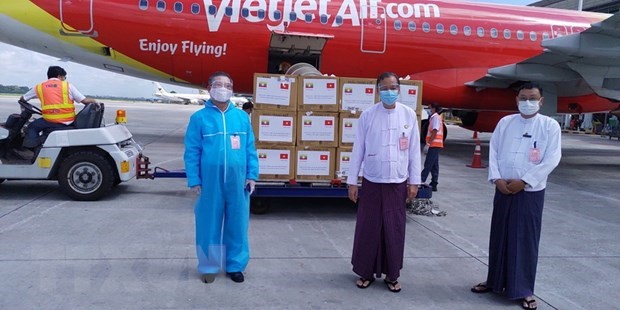 ຫວຽດ​ນາມ​ສືບ​ຕໍ່​ໜູນ​ຊ່ວຍ ມຽນ​ມາ ​ໃນ​ການ​ປ້ອງ​ກັນ​ສະ​ກັດ​ກັ້ນ​ ໂລກ​ລະ​ບາດ​ໂຄ​ວິດ - 19