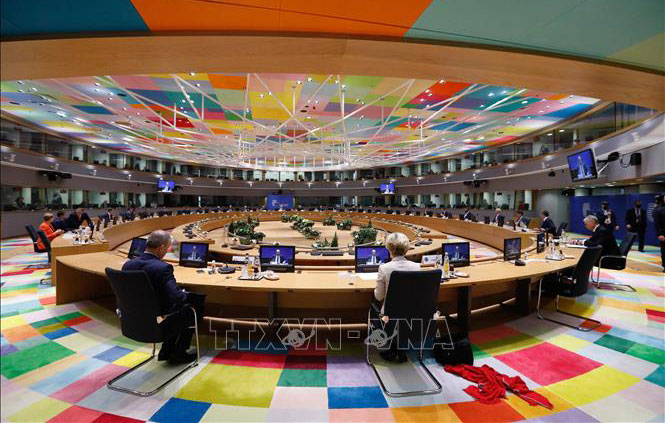 EU ຈັດ​ຕັ້ງ​ກອງ​ປະ​ຊຸມ​ສຸດຍອດ​ທາງ​ອອນ​ລາຍ​ຍ້ອນ​ໂລກ​ລະ​ບາດ​ໂຄວິດ - 19