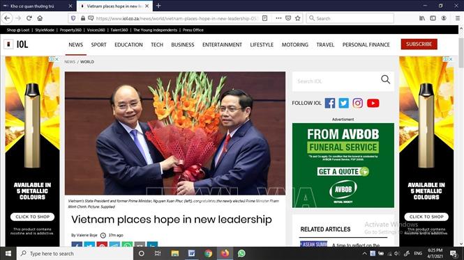ສ​ື່ມວນ​ຊົນ​ສາ​ກົນ ຕີ​ລາ​ຄາ​ສູງ​ການ​ນຳ​ຊຸດ​ໃໝ່ ຂອງ ຫວຽດ​ນາມ