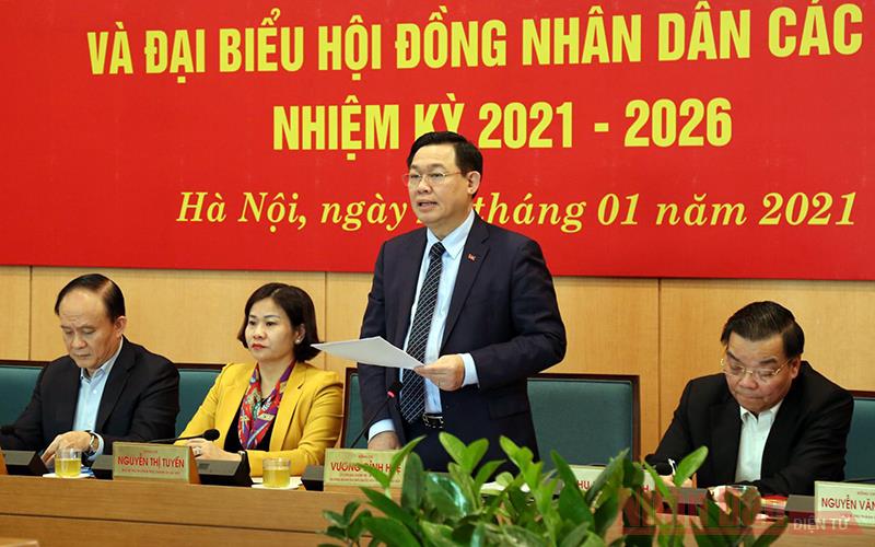 ແນະ​ນຳ​ກ່ຽວ​ກັບວຽກ​ງານ​ການ​ເລືອກ​ຕັ້ງ​ສະ​ມາ​ຊິກ​ສະ​ພາ​ແຫ່ງ​ຊາດ ແລະ ສະ​ມາ​ຊິກ​ສະ​ພາ​ປະ​ຊາ​ຊົນ​ທຸກ​ຂັ້ນ ອາ​ຍຸ​ການ 2021 - 2026.