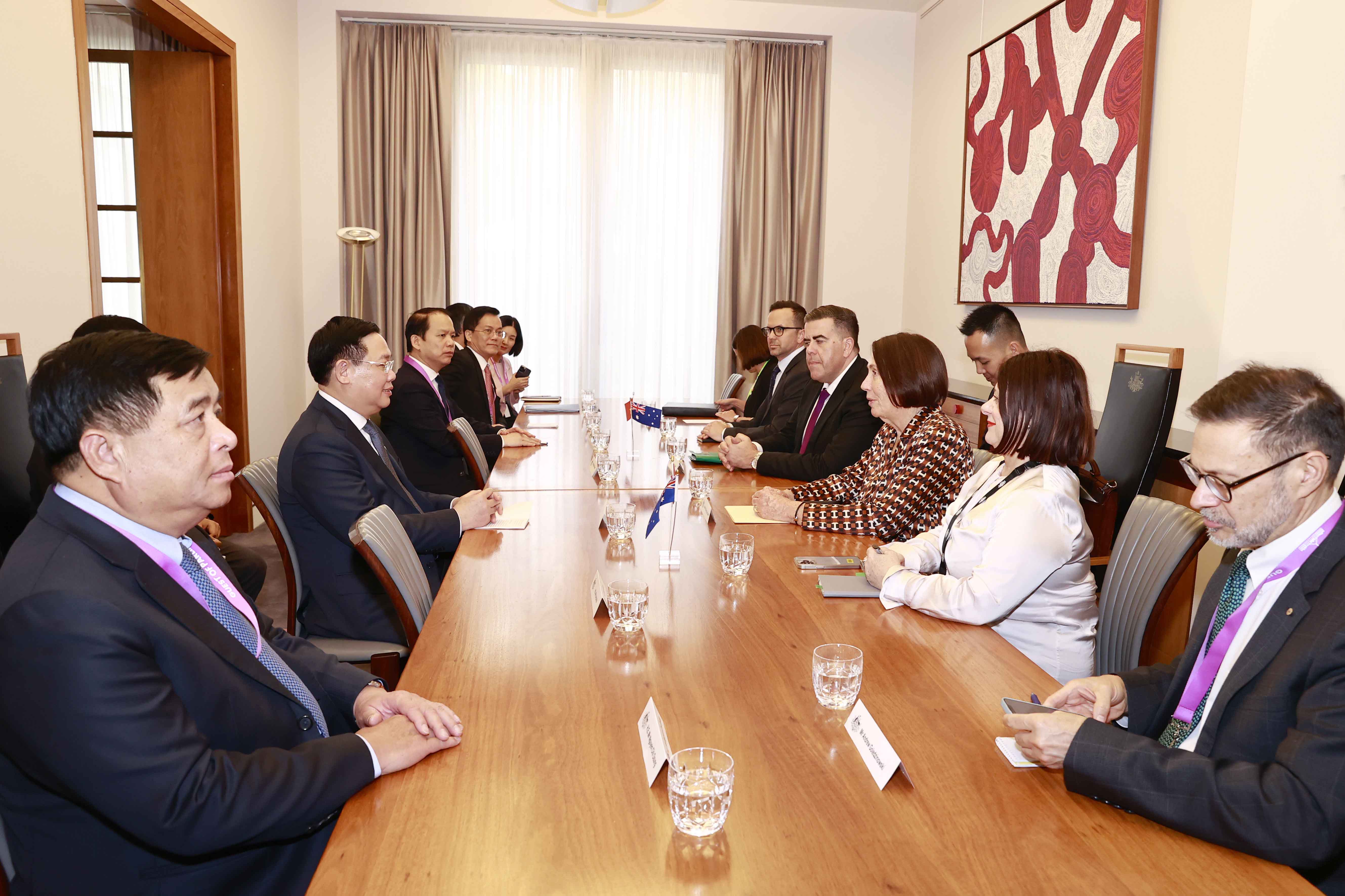 ການ​ພົບ​ປະ​ເຈ​ລະ​ຈາ​ຂັ້ນ​ສູງ ລະ​ຫວ່າງ ຫວຽດ​ນາມ - ອົດ​ສະ​ຕາ​ລີ