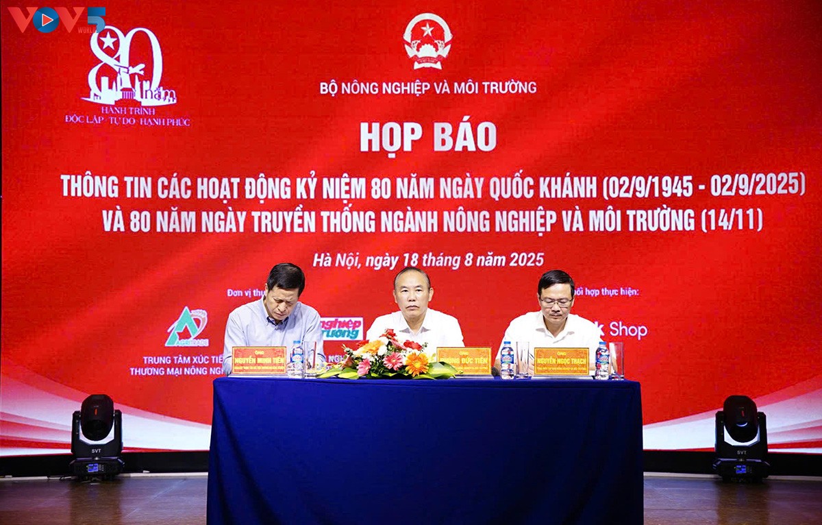 ງານ​ວາງ​ສະ​ແດງ 80 ປີ ກະ​ສິ​ກຳ ແລະ ສິ່ງ​ແວ​ດ​ລ້ອມ: ເພື່ອ​ຄວາມ​ວັດ​ທະ​ນາ​ຖາ​ວອນ ແລະ ອະ​ນາ​ຄົດທີ່​ຍືນ​ຍົງ