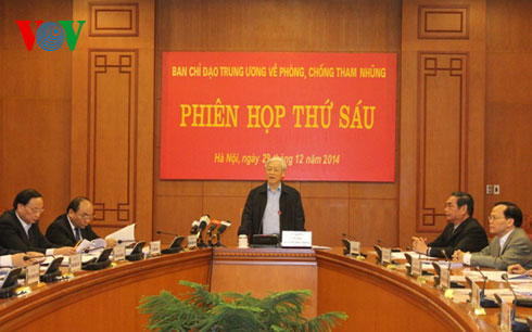 Tahun 2015  harus menciptakan kemajuan baru dalam mencegah dan memberantas korupsi