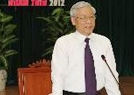 チュオン書記長、党中央委員会事務所訪問