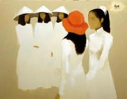 ベトナムの伝統的な民族衣装アオザイ