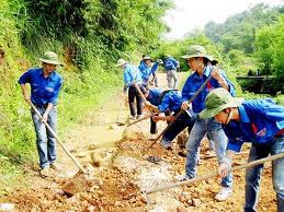 青年ボランティアによるモデル型新農村作り