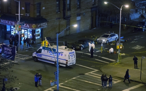 NYで、警官２人射殺される