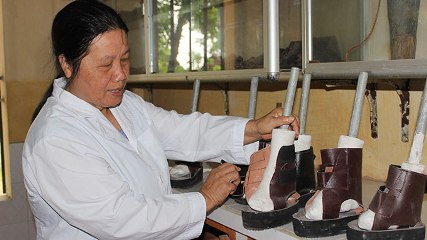患者のための看護師グェン・ティ・スアンさん