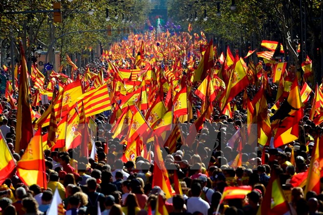 Más de un 70% de los catalanes se opone a la separación de España, según una encuesta