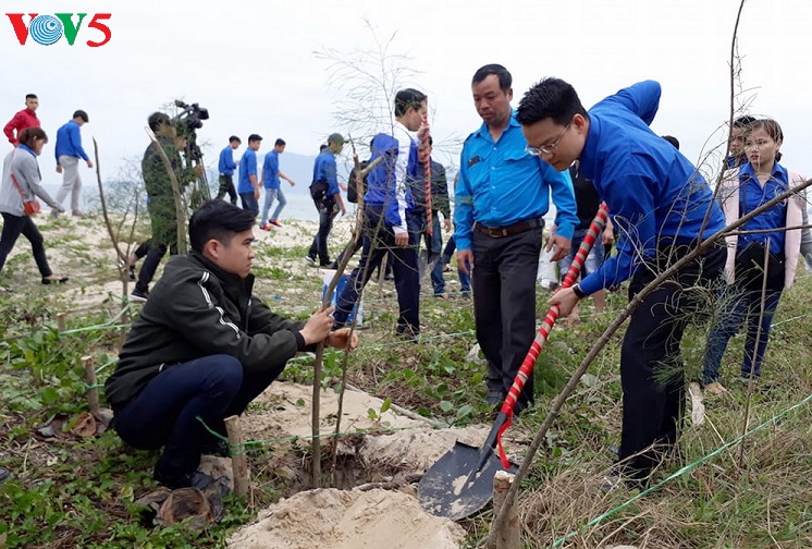 Localidades vietnamitas despliegan movimientos de plantación de árboles