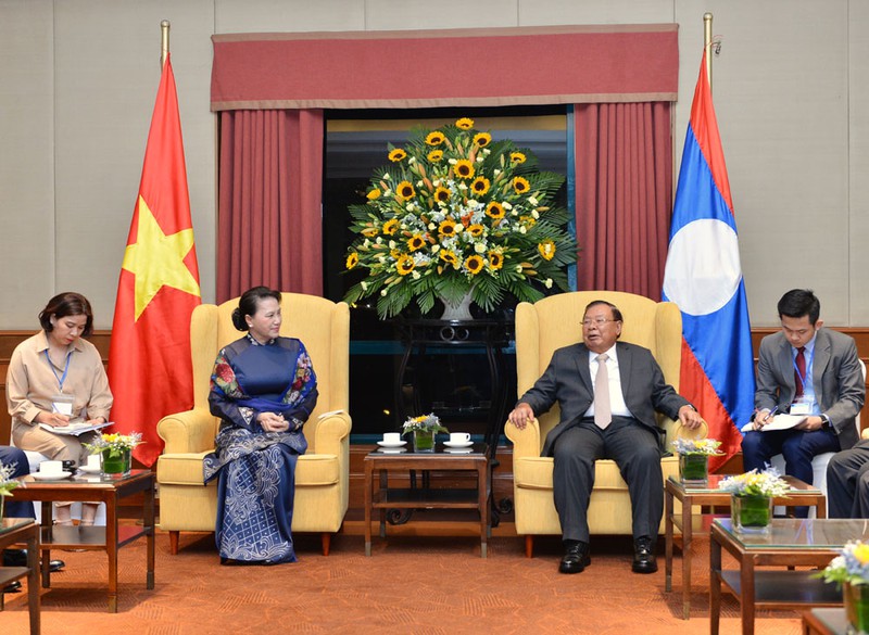 Presidenta del Parlamento vietnamita exalta relaciones especiales con Laos