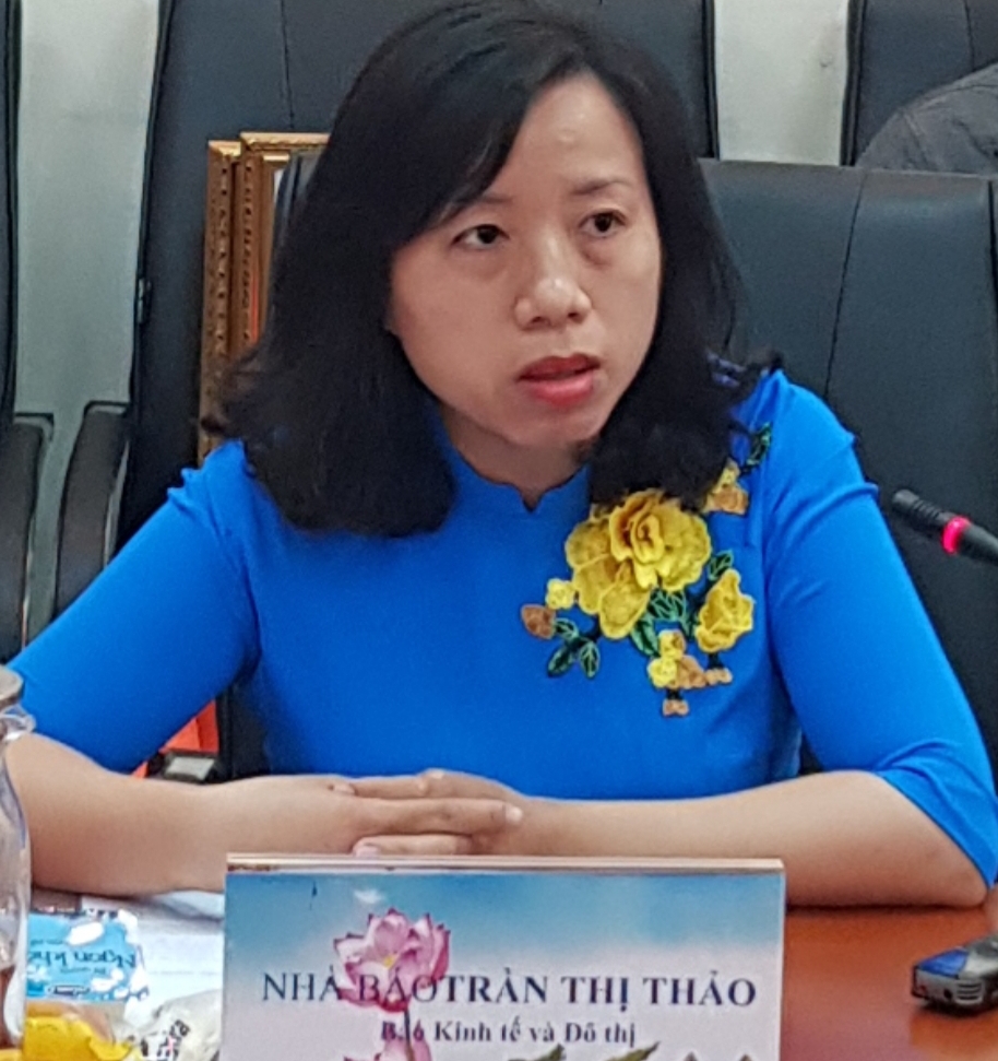 Periodista Tran Thi Thao, ejemplo en la divulgación sobre el combate antiepidémico