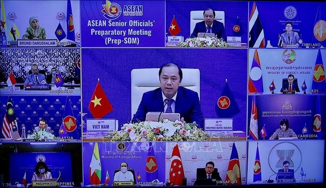 Efectúan reunión preparatoria de la SOM Asean 37