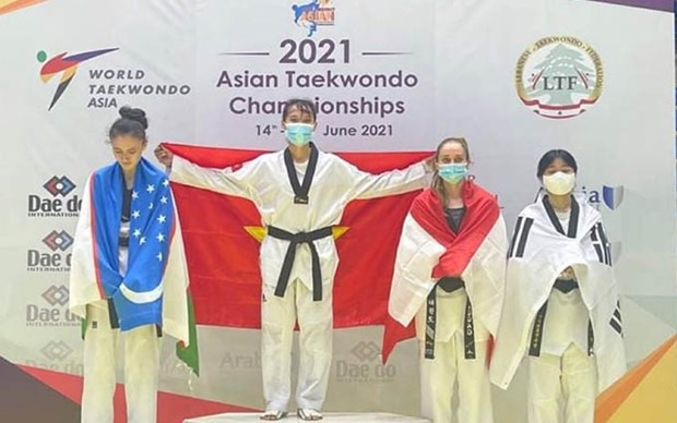 Vietnam logra medalla de oro en el Campeonato asiático de Taekwondo