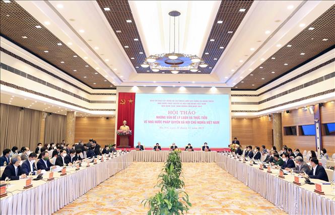 Presidente vietnamita dirige un seminario sobre la construcción del Estado de Derecho