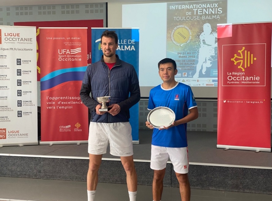 Torneo de tenis M25 Toulouse-Balma: Ly Hoang Nam queda en segundo lugar en la final