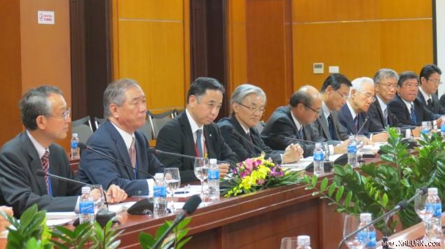 サン国家主席、日本商工会議所代表団と会見