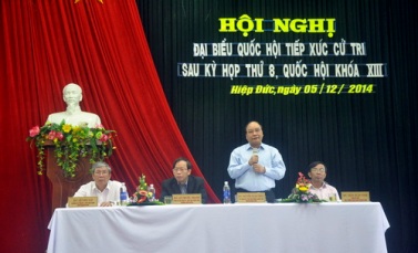 フック副首相、クアンナム省の有権者と会合