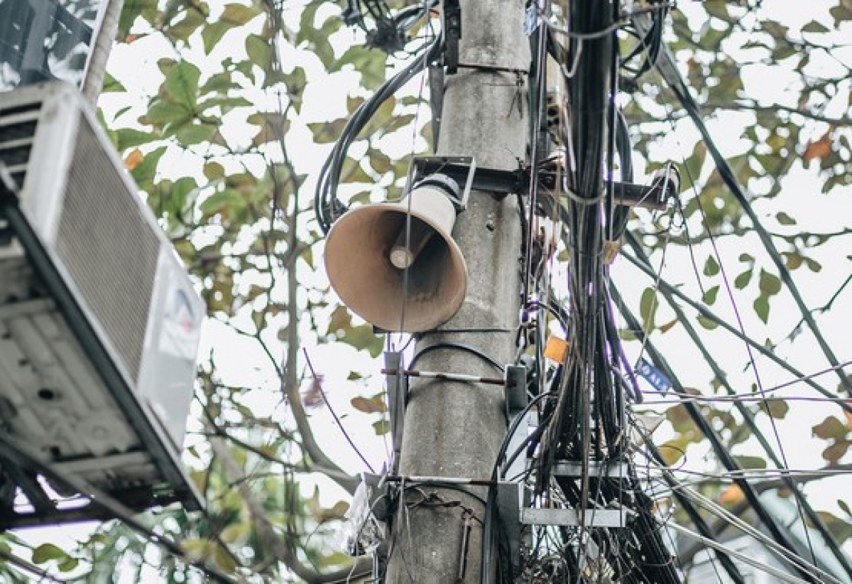 新型コロナ予防宣伝で果たす拡声器の役割