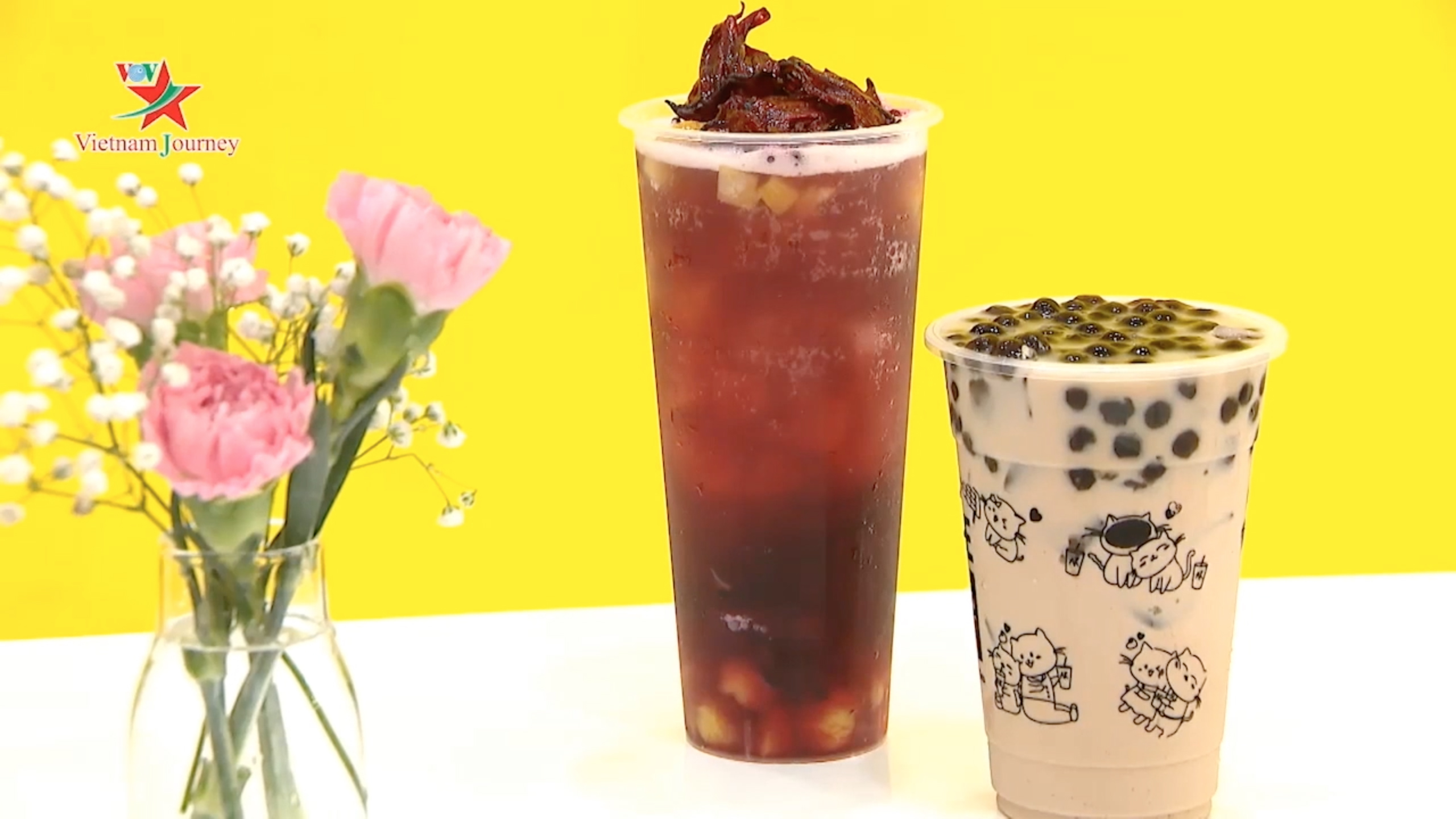 薬草茶のミルクティー