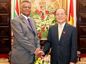 Fin de la visite du Président de l'A.N sud-africaine