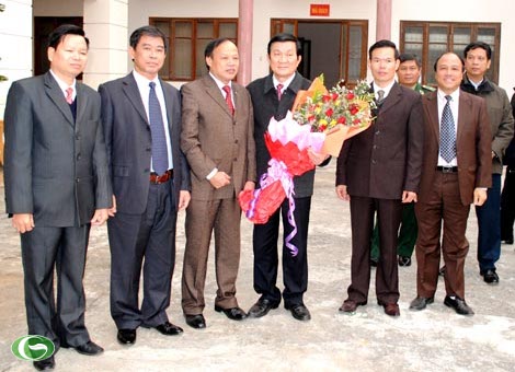 Le Président vietnamien à Ha Giang