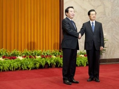 La rencontre entre le PM japonais et le Président chinois