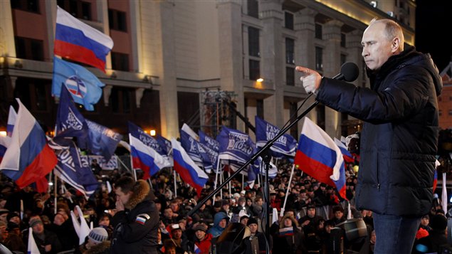 Vladimir Poutine remporte les élections présidentielles russes