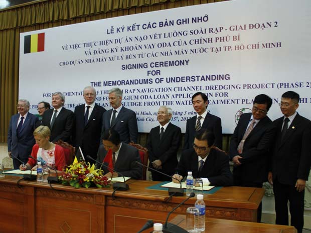 Le prince héritier Philippe de Belgique à Ho Chi Minh-ville