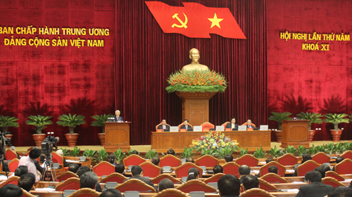 Ouverture du 5ème plénum du comité central du Parti Communiste Vietnamien