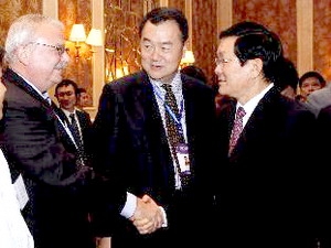 Truong Tan Sang à la troisième session du Conseil des entrepreneurs de l’APEC